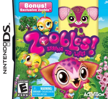 Zoobles! Spring to Life! (USA) (En,Fr) box cover front